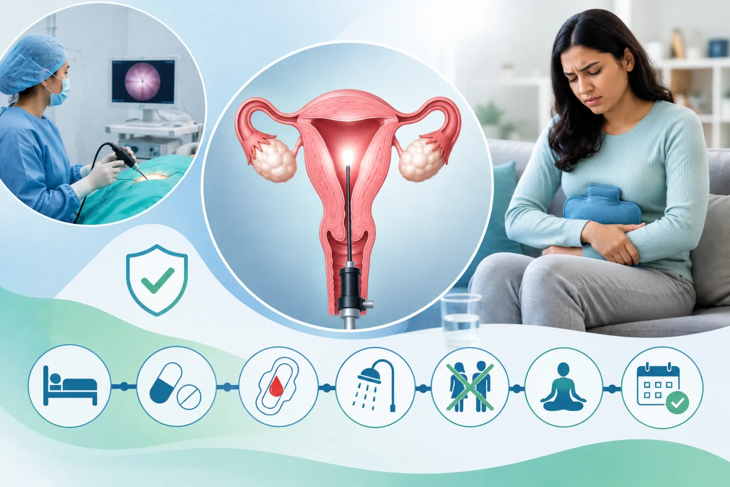 Hysteroscopy Aftercare: Recovery Tips, Bleeding, Warning Signs & Healing Timeline - Blog Image