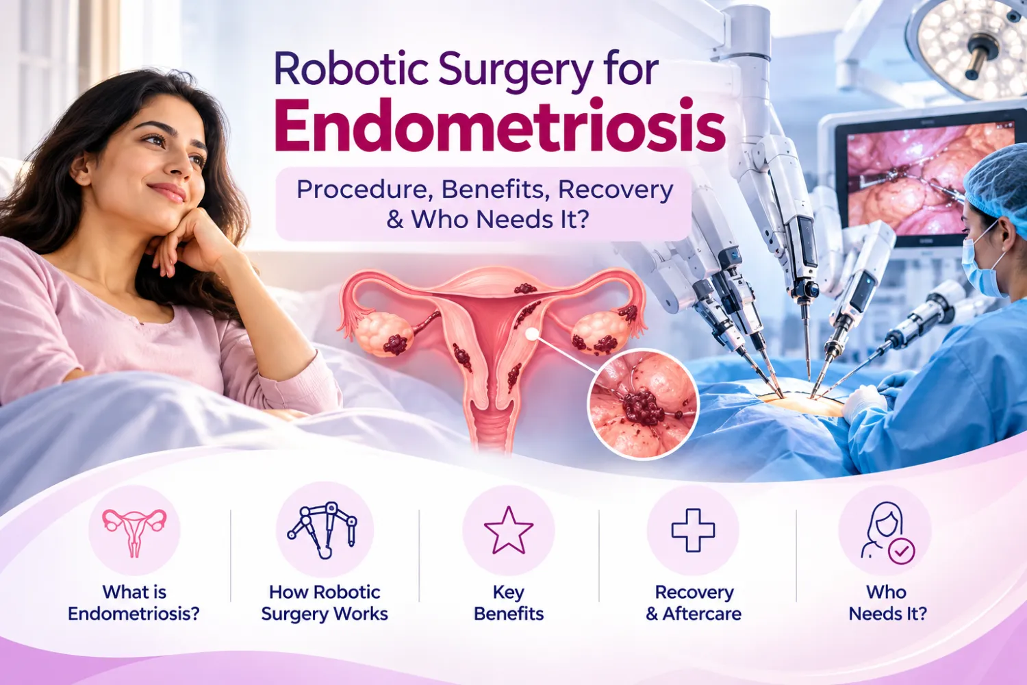 Robotic Surgery for Endometriosis: Procedure, Benefits, Recovery & Who Needs It?