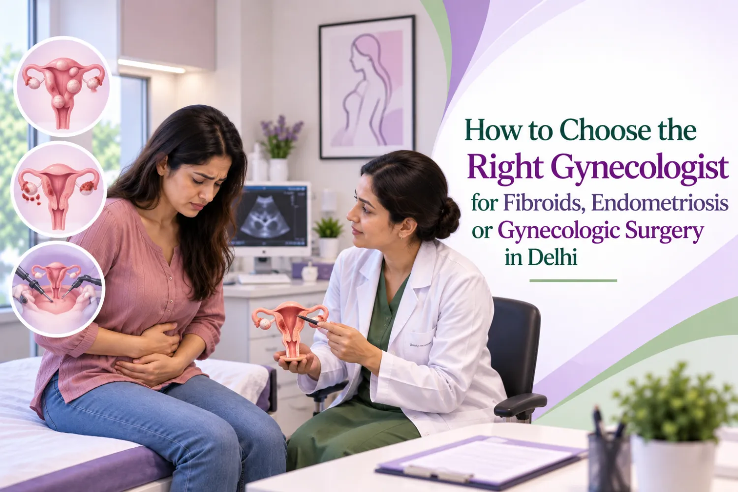 How to Choose the Right Gynecologist for Fibroids, Endometriosis or Gynecologic Surgery in Delhi